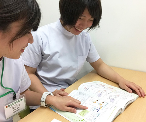 些細なことまで何でも先輩セラピスト達がフォローします!